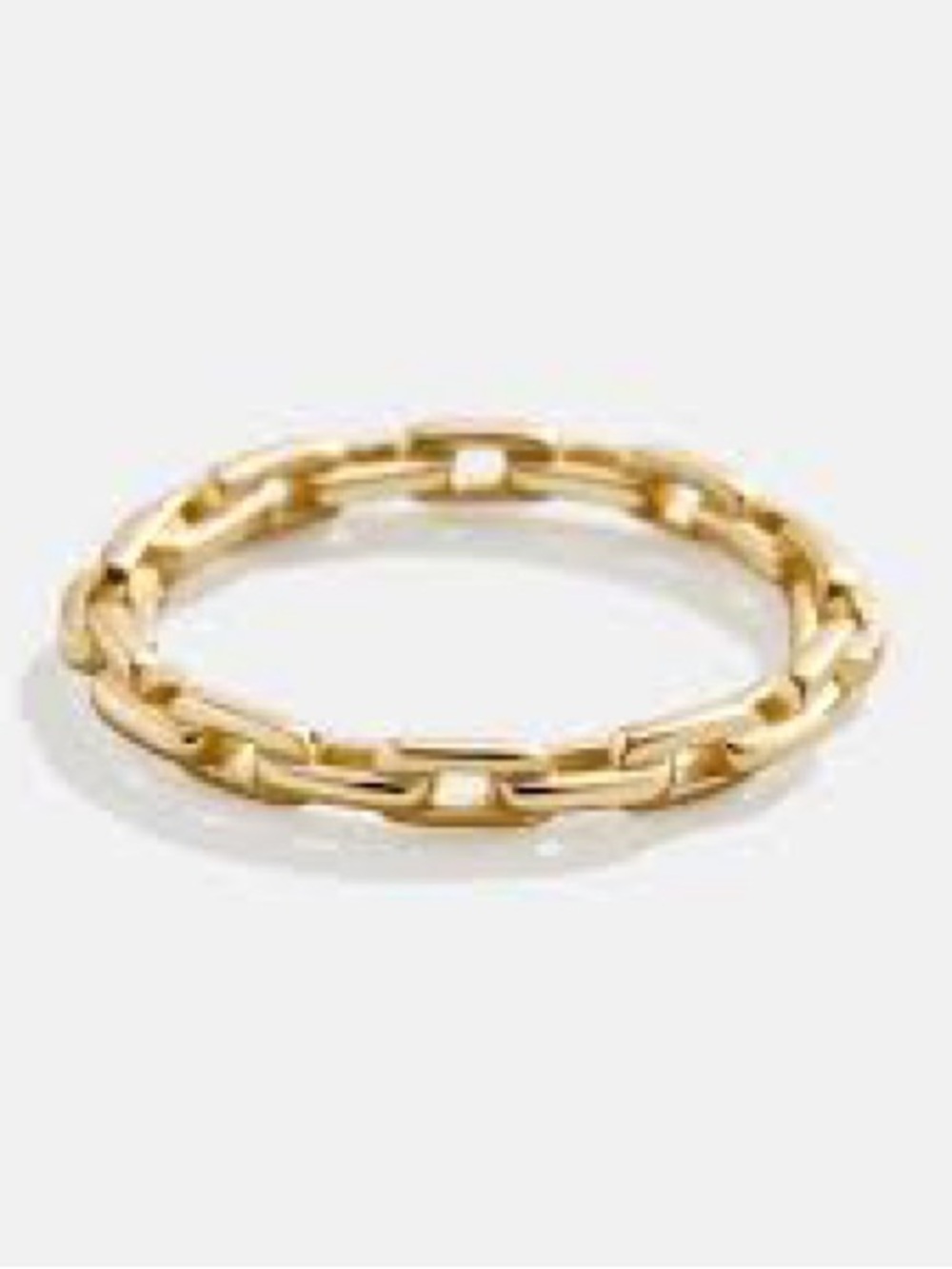BaubleBar Gold Plated Silver Chain Link Hera Ring